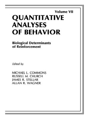 cover image of Biological Determinants of Reinforcement